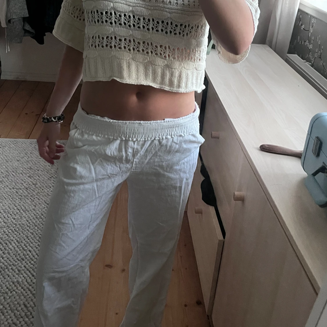 Lågmidjade linnebyxor❣️ - 91