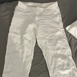 Lågmidjade linnebyxor - Inte genomskinliga