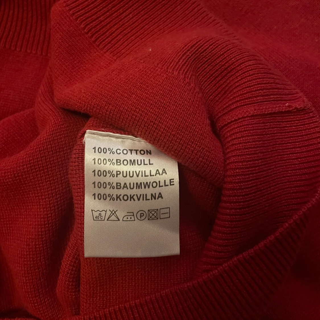 Sweatshirt röd  - 91