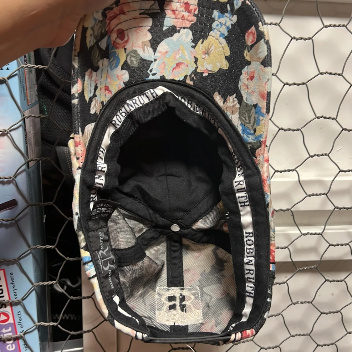 Sweden keps, rosor, one size - 91