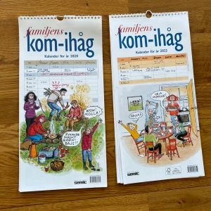 Familjens kom ihåg almanackor  - 2020 och 2022 