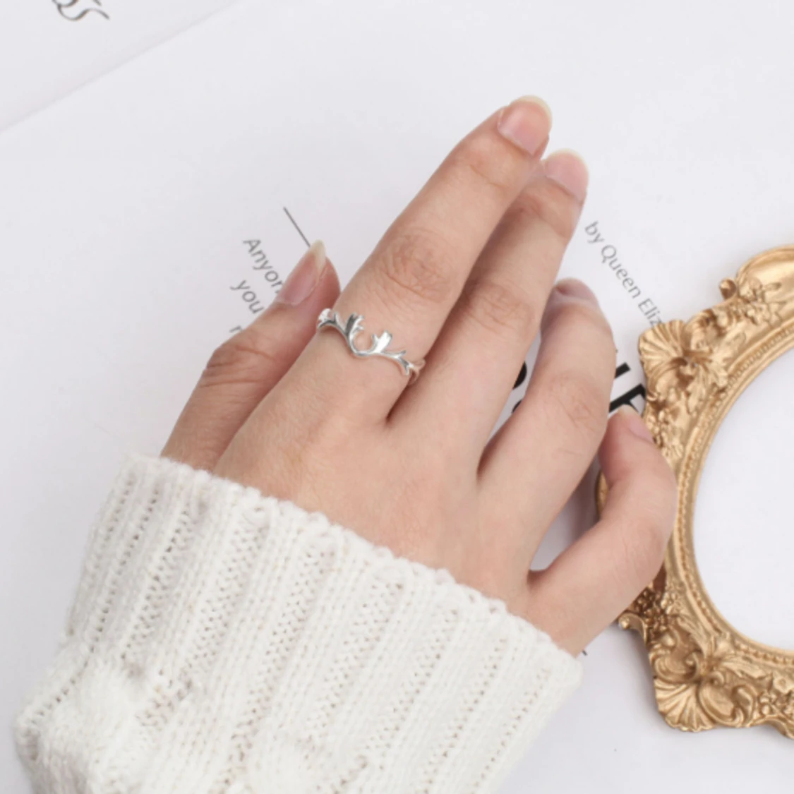 925 Silverpläterade Ringar  - 91