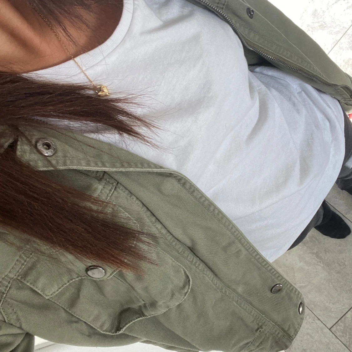 Grön jeans jacka - 91