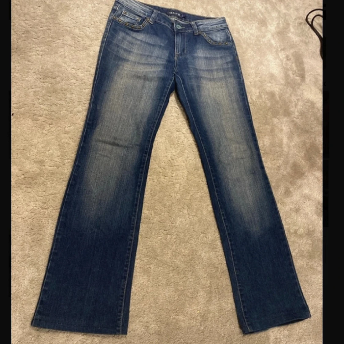 Lågmidjade bootcut jeans  - 90