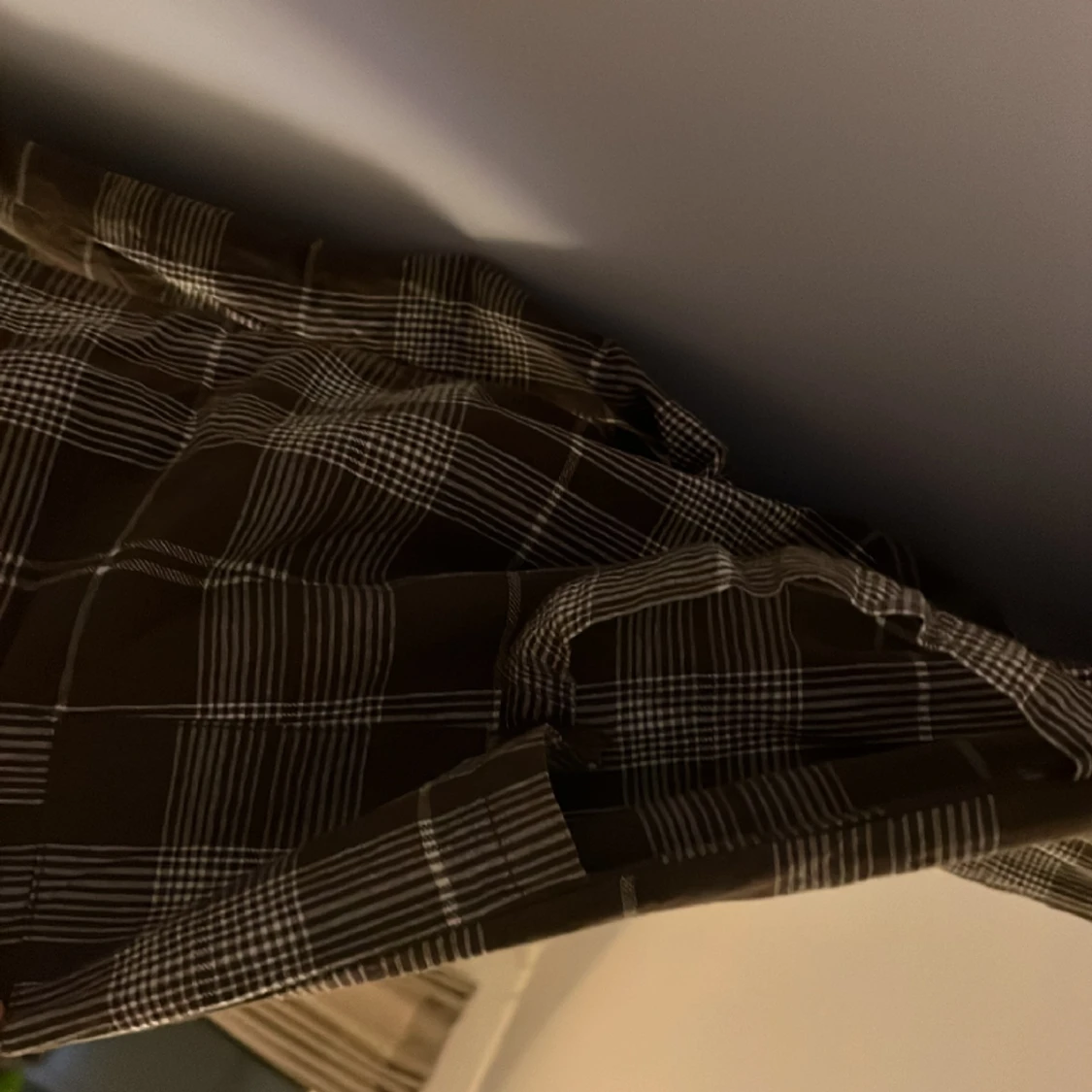 Bruna rutiga byxor  - 91