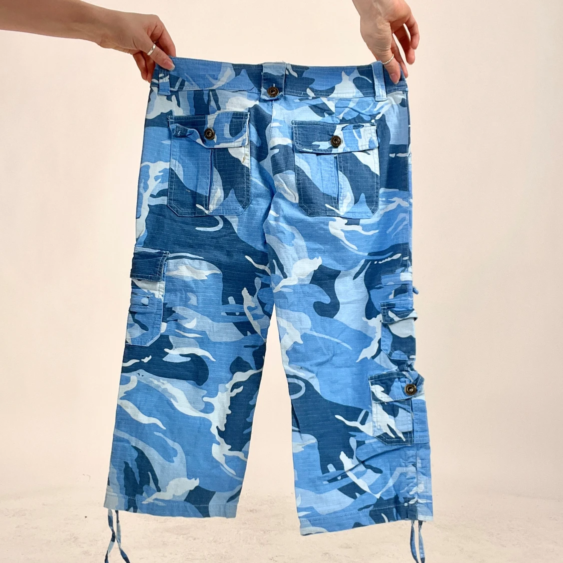 Blåa Camoshorts  - 2