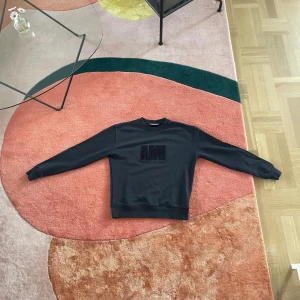 Ami Paris tröja - Tjena! Tröja från Ami Paris, inköpt för 2500 kr. Hör av dig om du har någon fråga!  Färg: Navy Tillverkad i:  Defekter: åtgärdade hål vid armmudd och armbåge (se bild)