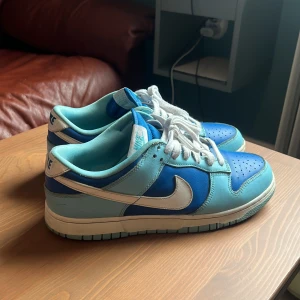Nike dunk low - Nike dunk low argon blue. Bra skick ända defekten e de lilla smutsen på en av sulorna som man ser på bilden vilket nog går bort om man skrubbar lite. Priset är inte fast.