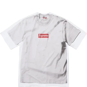 Supreme / Maison Margiela box logo T-shirt  - Supreme / MM6 Maison Margiela box logo Tee  White Size M 