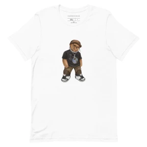 Fashion Bear Tshirt - Vit T-shirt från Fashion Bear med ”Travis bear” trycket, bra skick med nypris på 599kr