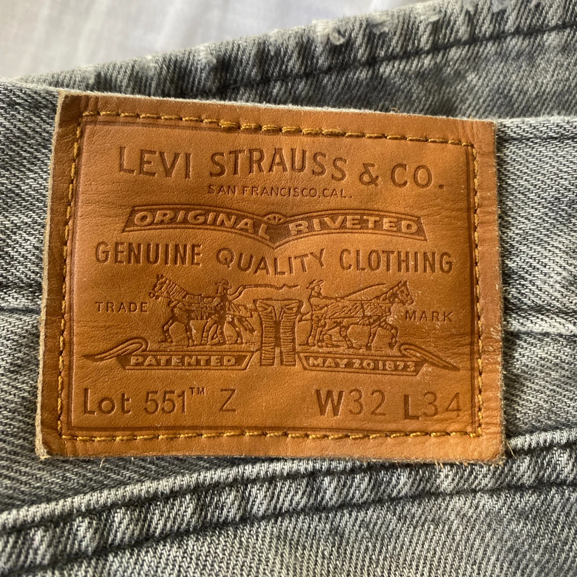 Levis jeans, modell 551-z, storlek W32 L34 - 91