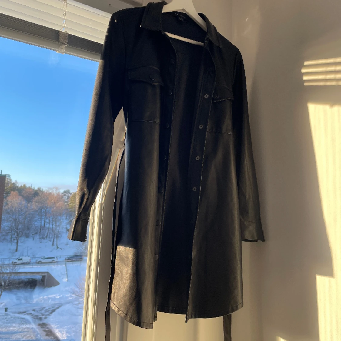 Läder jacka  - 91