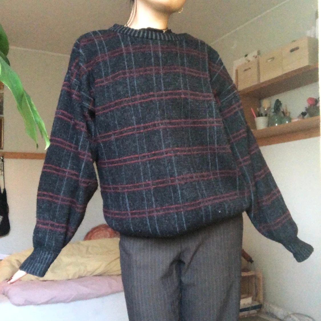 Mysig stickad tröja - 91