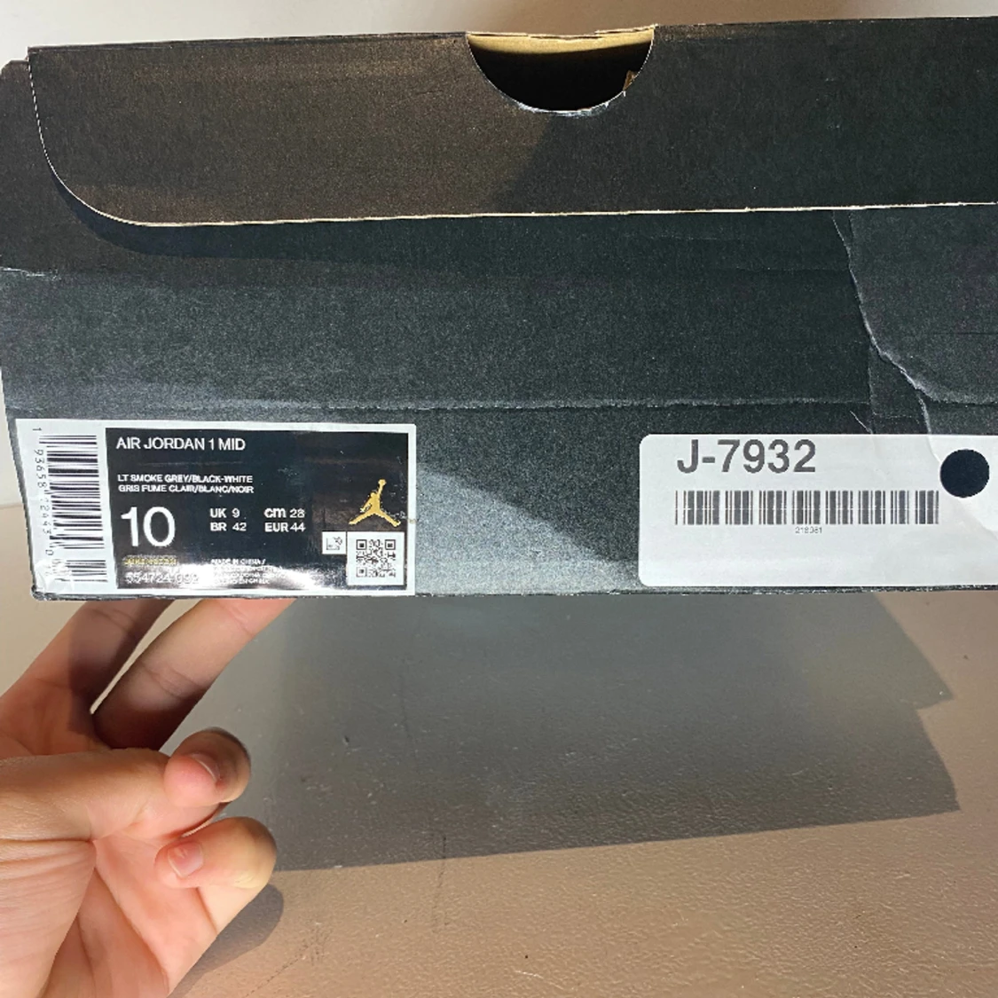 Aj1 smoke grey mid - 91