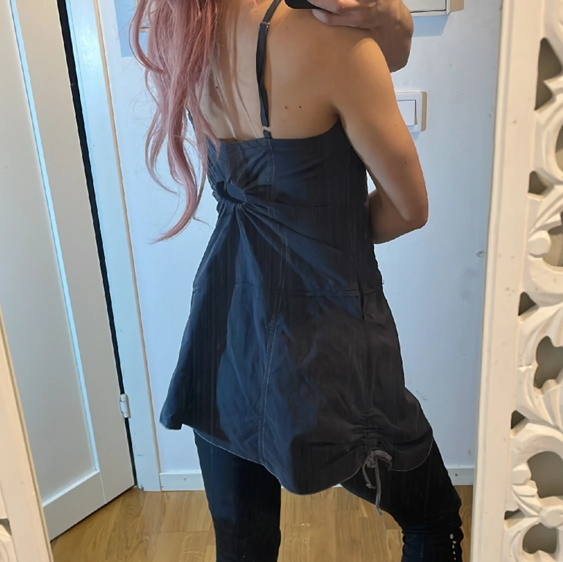 Goth kort klänning / topp 2000tal - 91