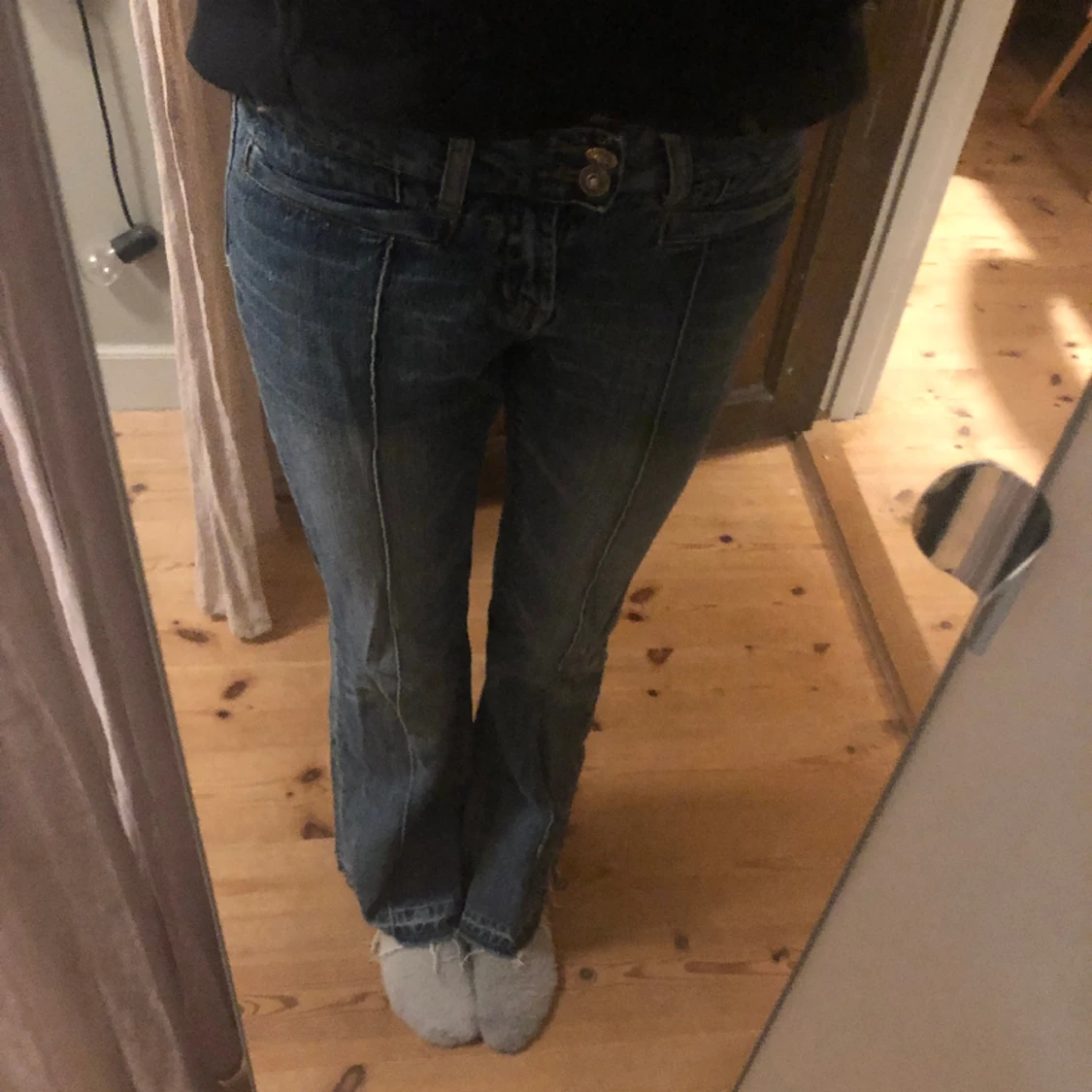 Lågmidjade jeans