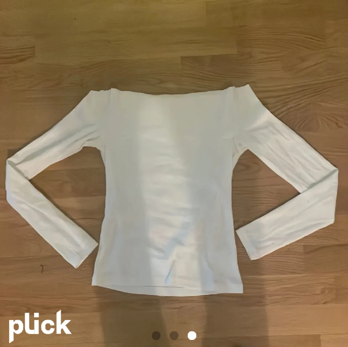 Vit off shoulder tröja  - 91