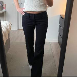 Säljer dessa super snygga lågmidjade kostym/jeans!! Säljer då de börjar bli för små för mig. De är ifrån brandy Melville och de säljs inte längre. De är i jeans form men har inspiration av kostymbyxor. Kan sälja dom för 300kr + frakt vid snabb affär!