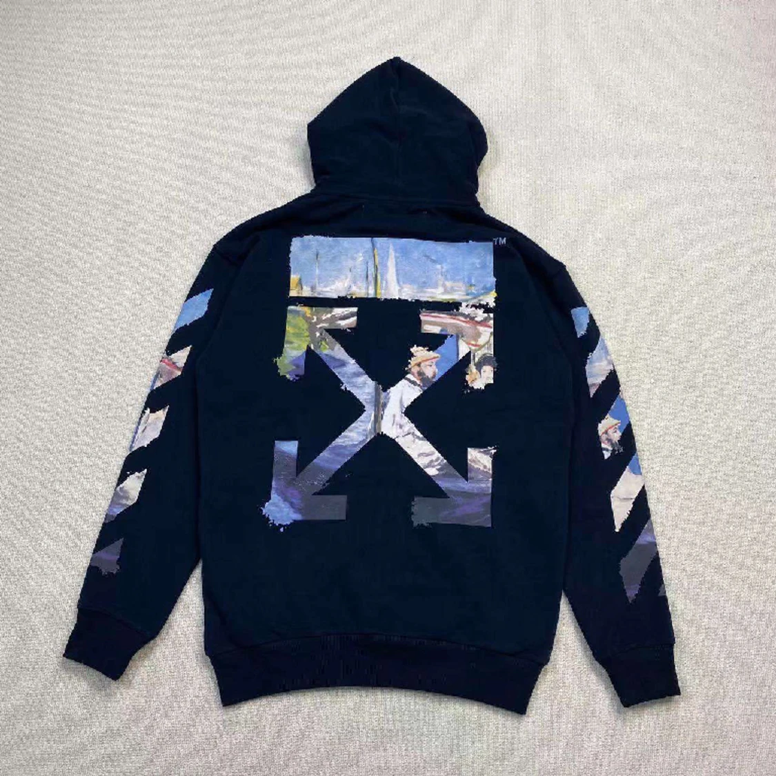 Off White Zip Hoodie