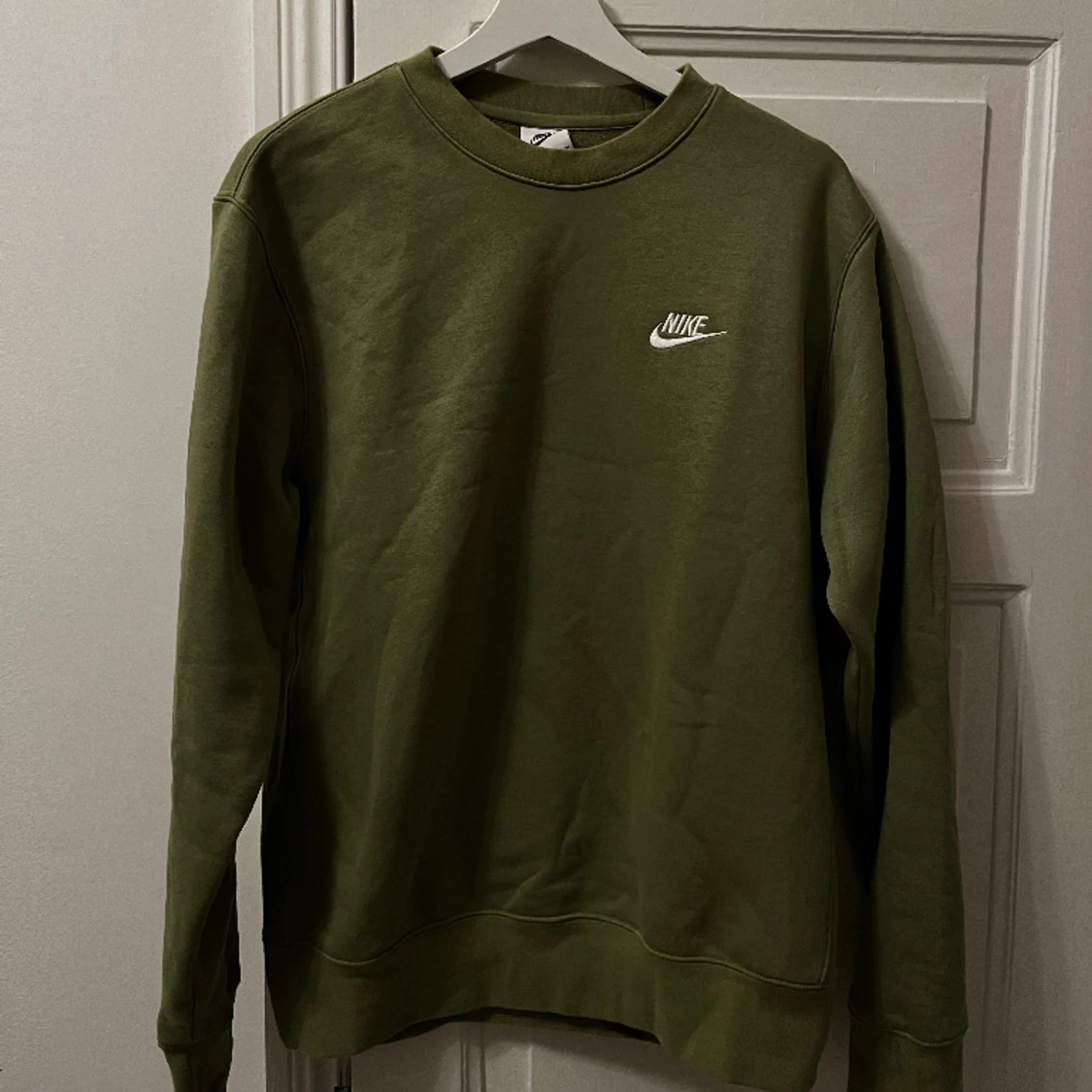 Grön Nike hoodie (Small) 