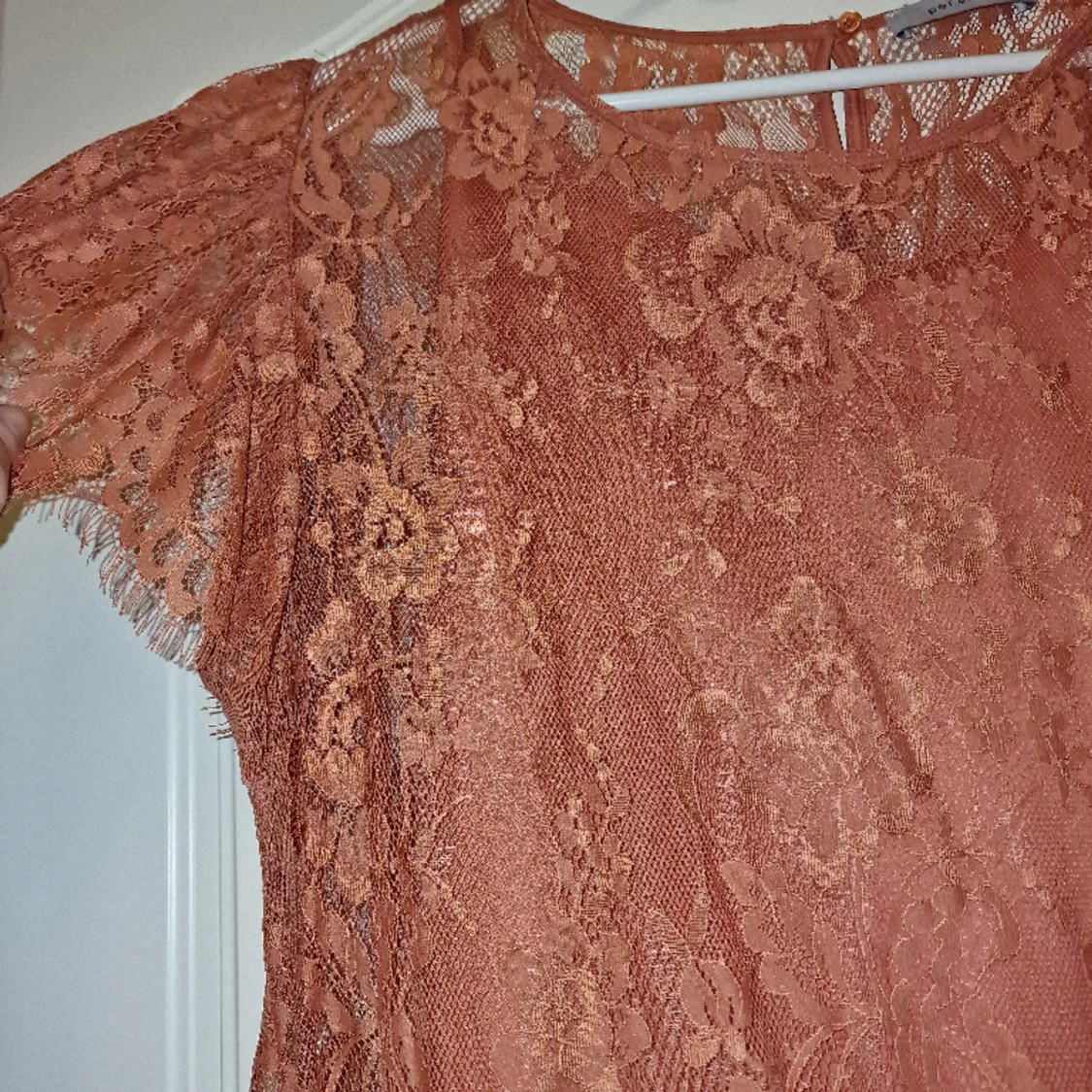 Rosa dantel top - 90