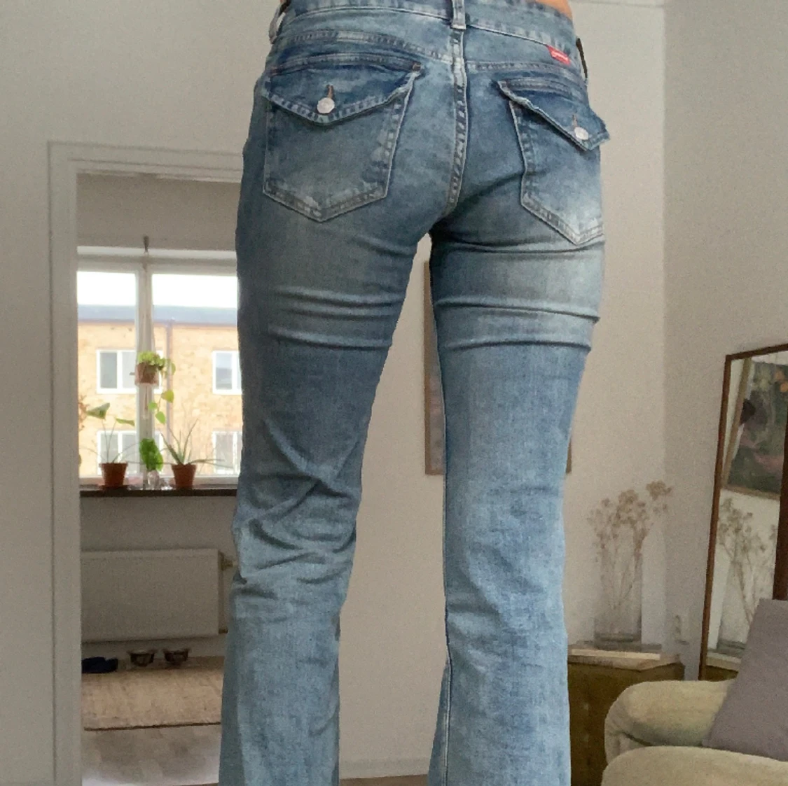 Lågmidjade jeans - 90