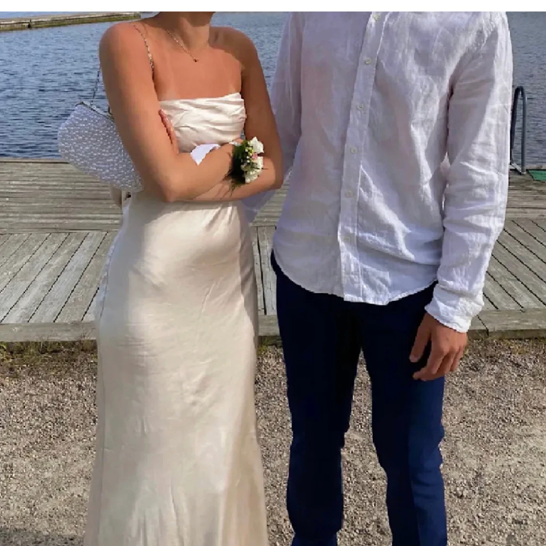 Balklänning strapless Showpo