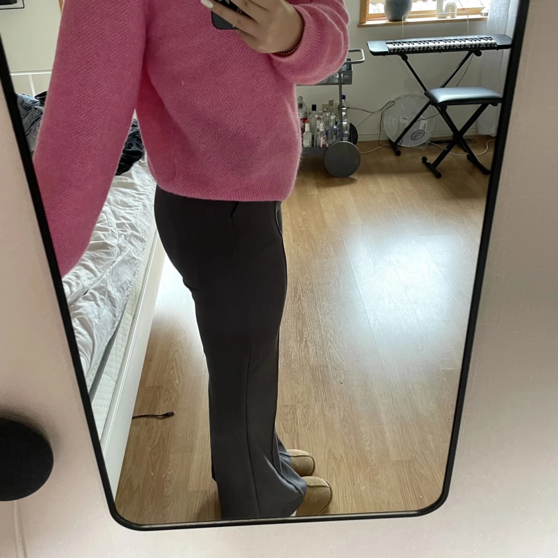 Grå kostymbyxor  - 90