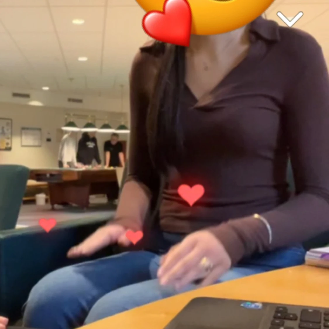 Brun långärmad tröja 