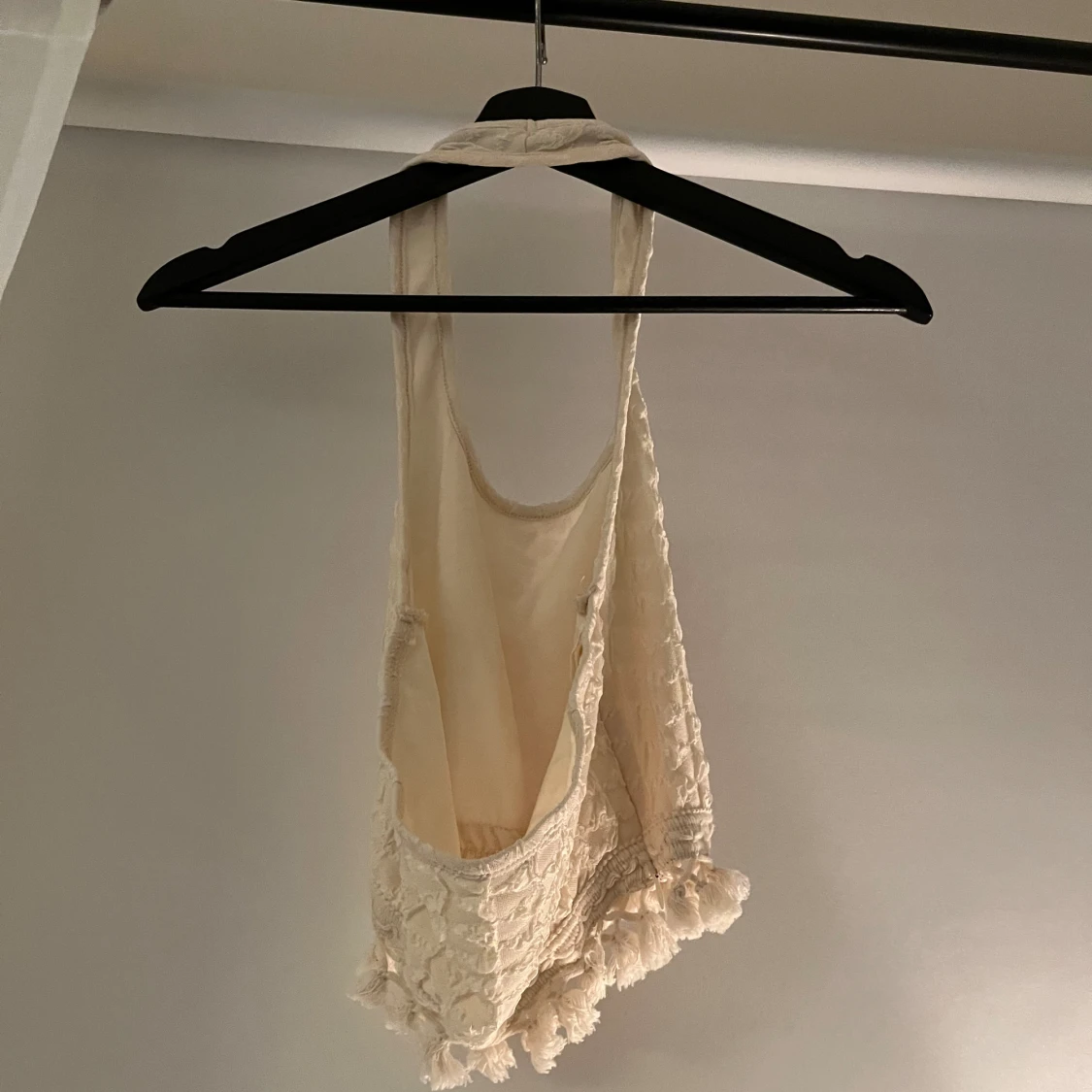 Beige halterneck tröja - 90