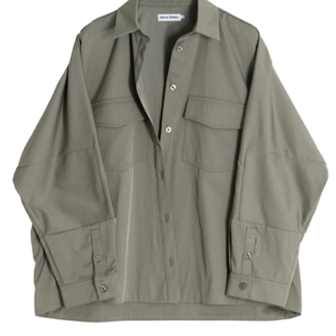 Militärgrön skjortjacka från Ahlvargaller - 1