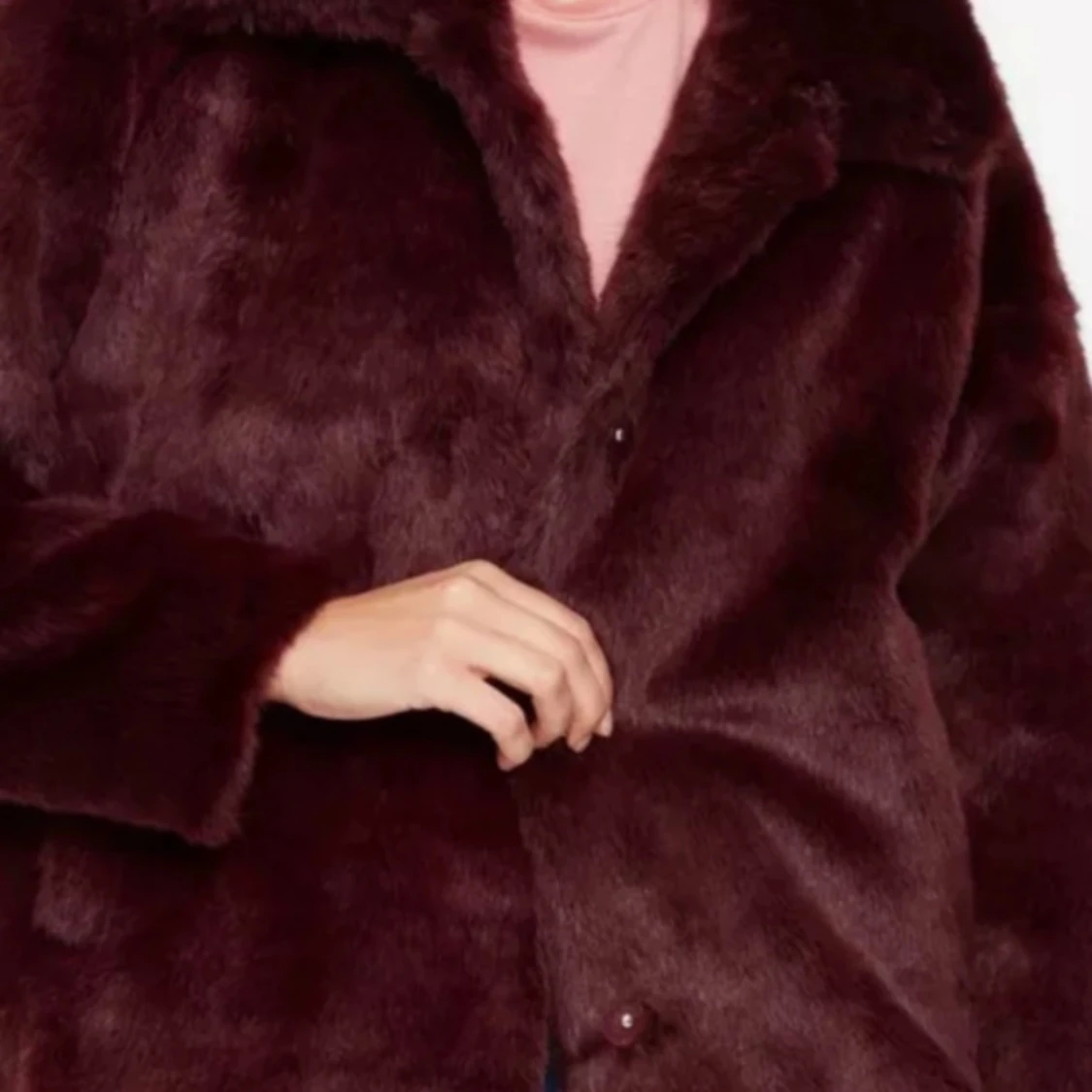 Fuskpäls storlek L  - 90