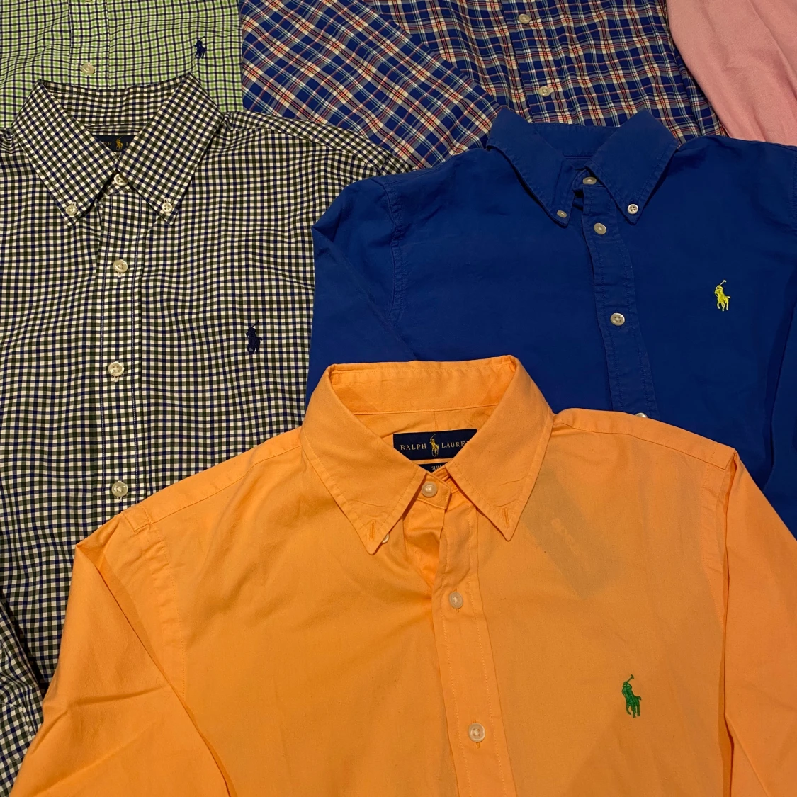 Ralph lauren blå skjorta