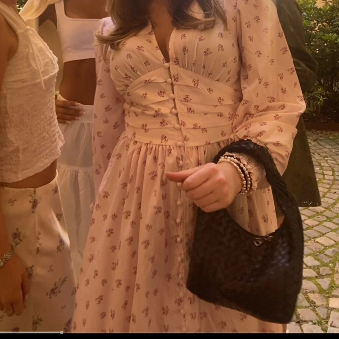 Blommig långklänning - 90