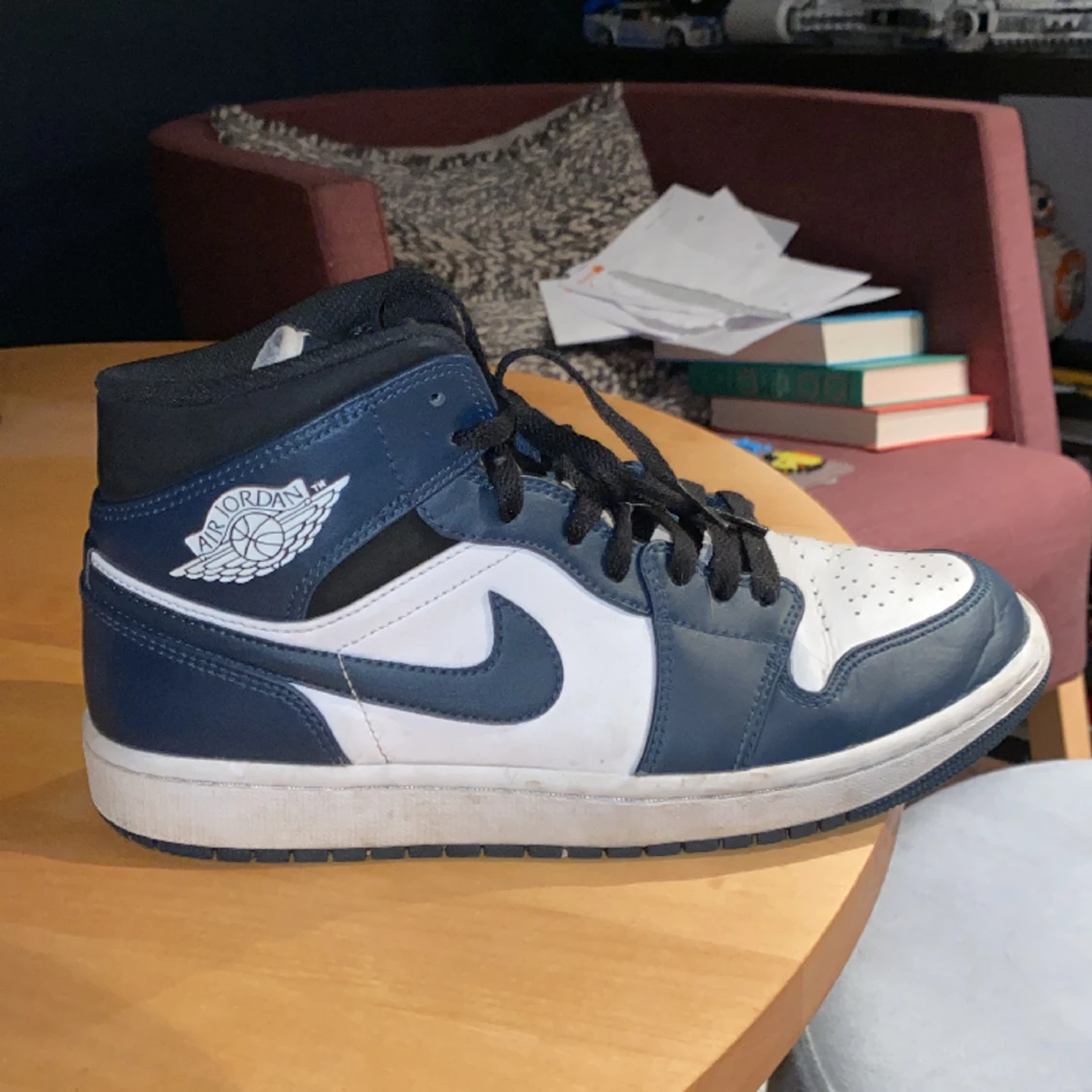 Jordan 1 mid ”Dark Teal”  - 90