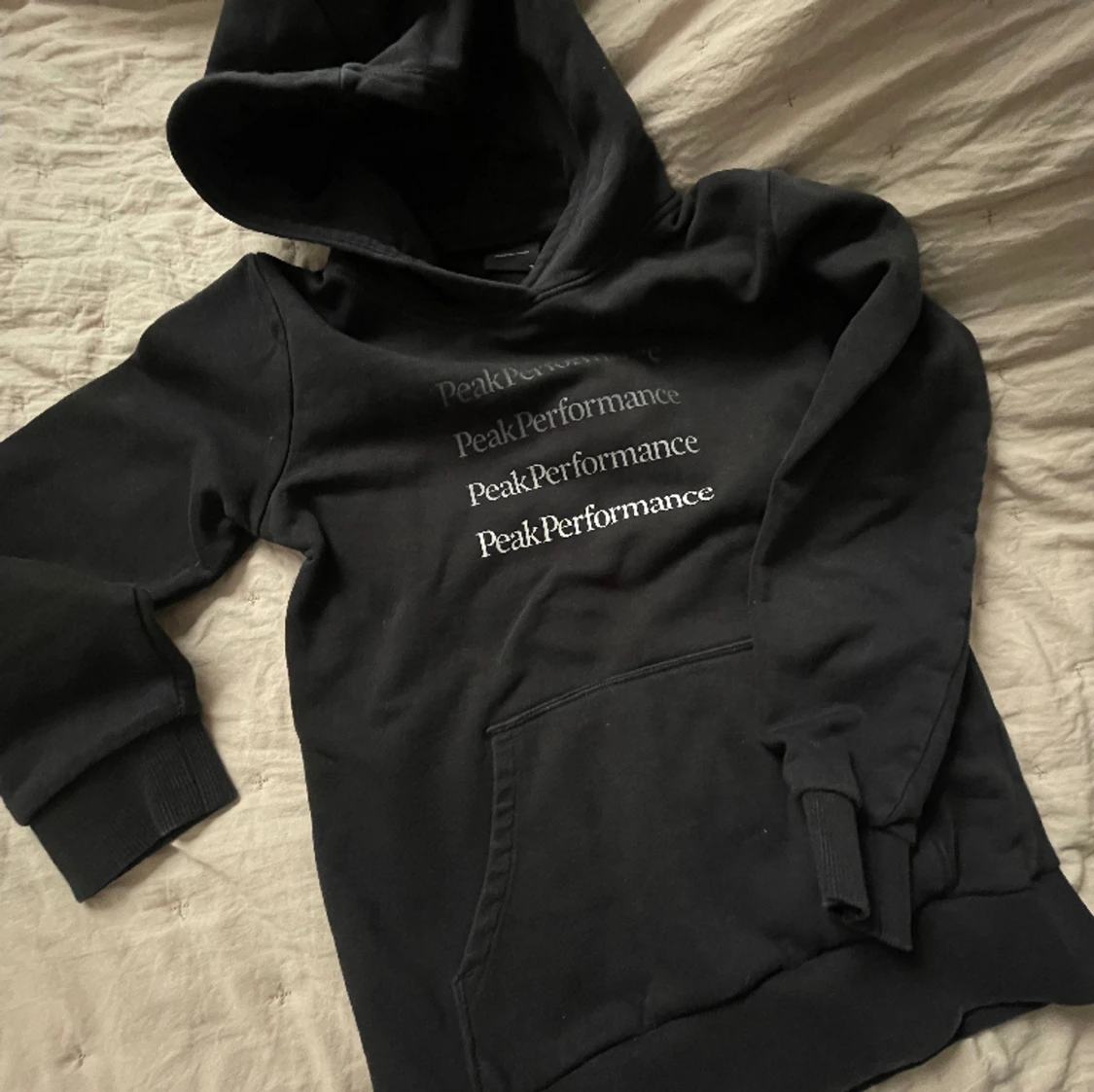 Peak performance hoodie.