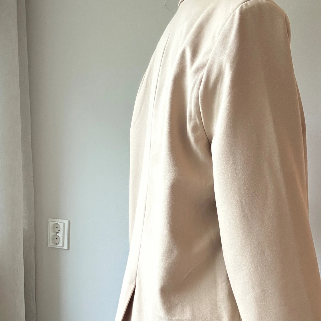 Oversize kavaj i beige - 91