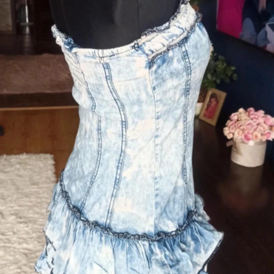 Jeans klänning - 90