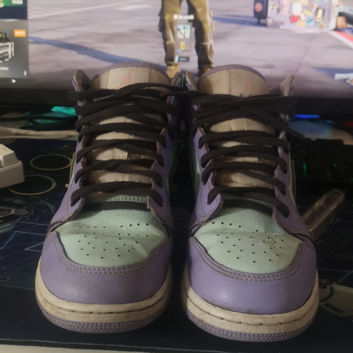 Jordan 1 lightpurple baby blue