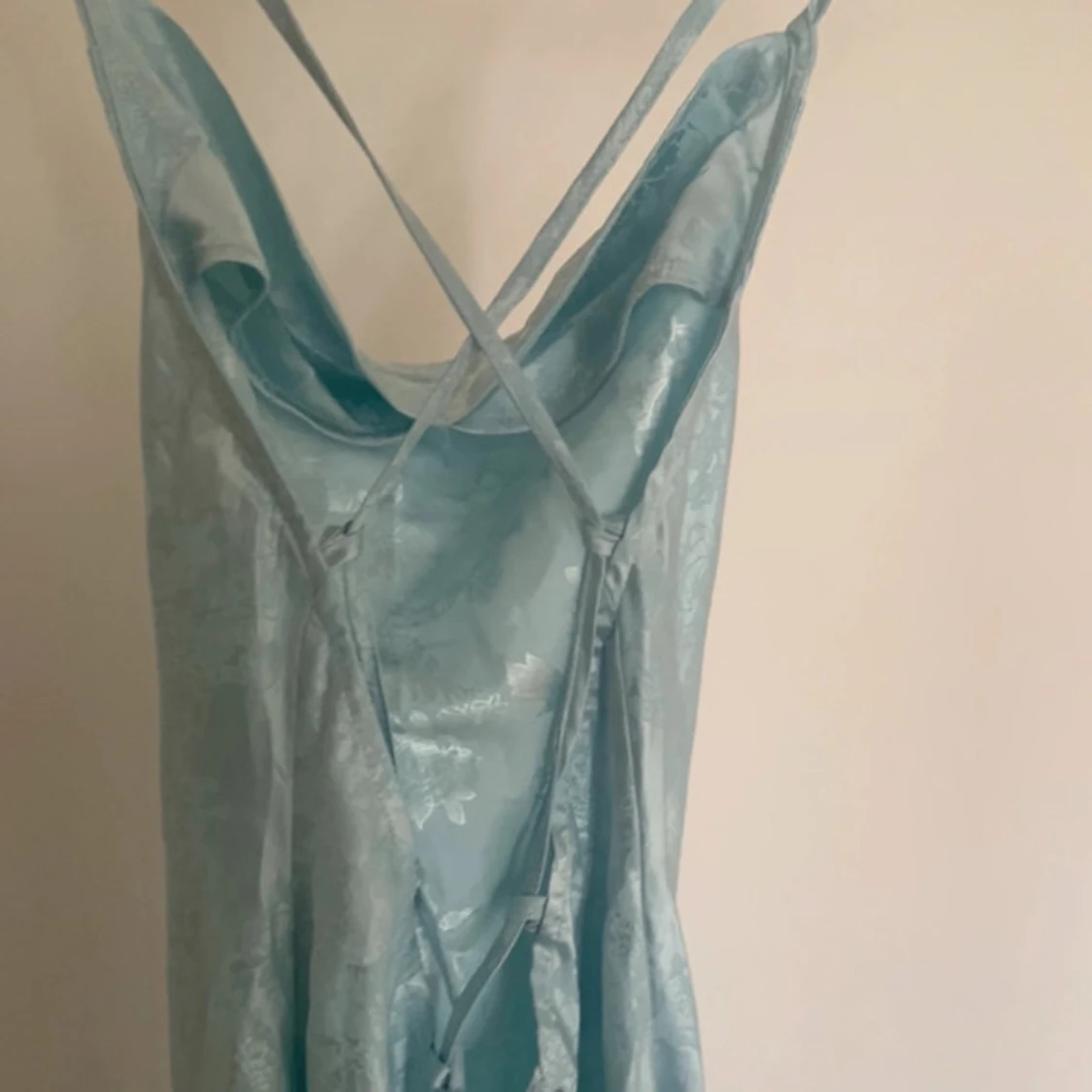 Blue silk dress  - 92