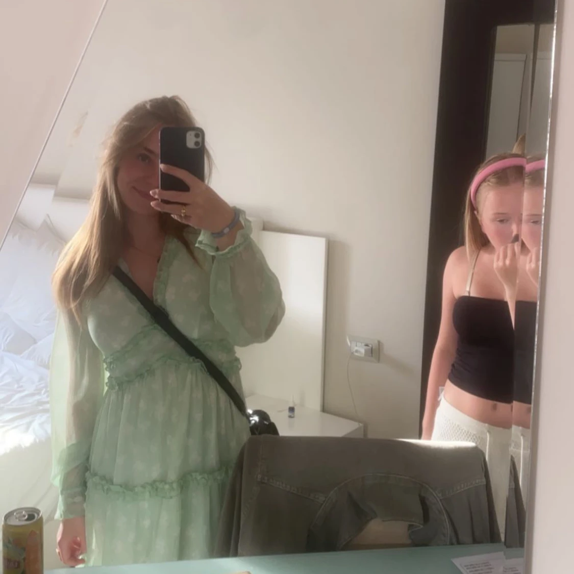 Grön klänning - 90