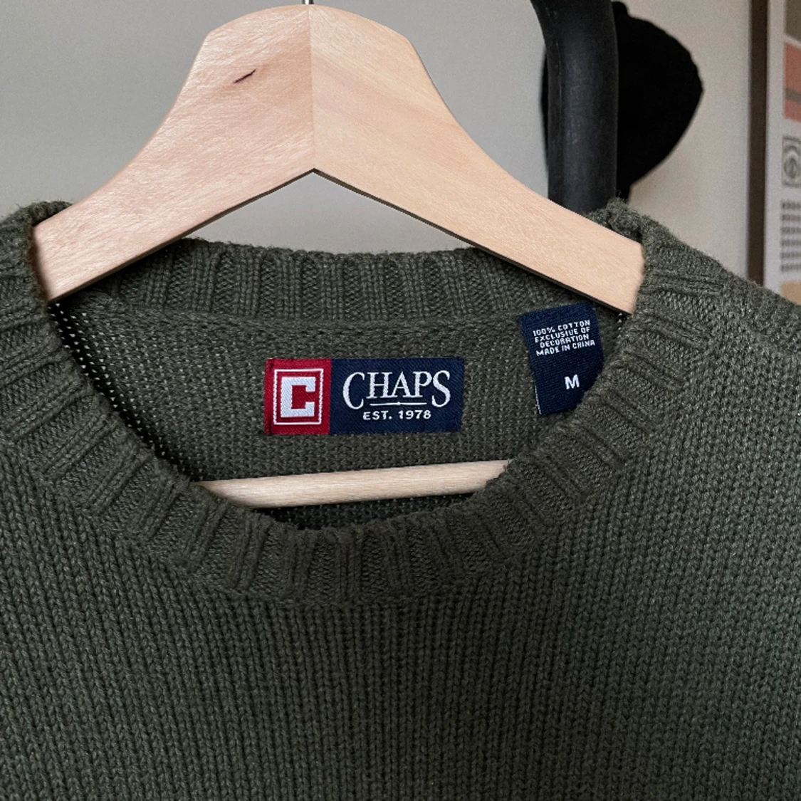 Chaps stickad tröja  - 90