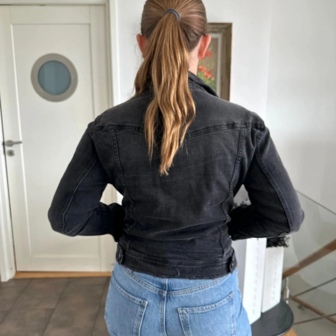 Svart jeansjacka - 91