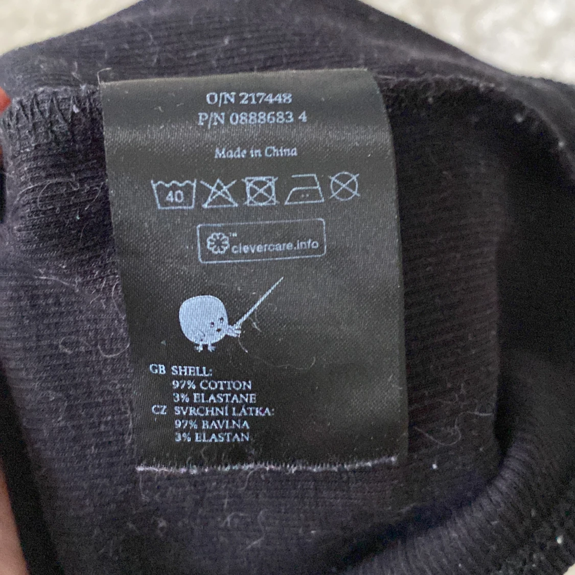 Svart linnetopp från Monki - 91