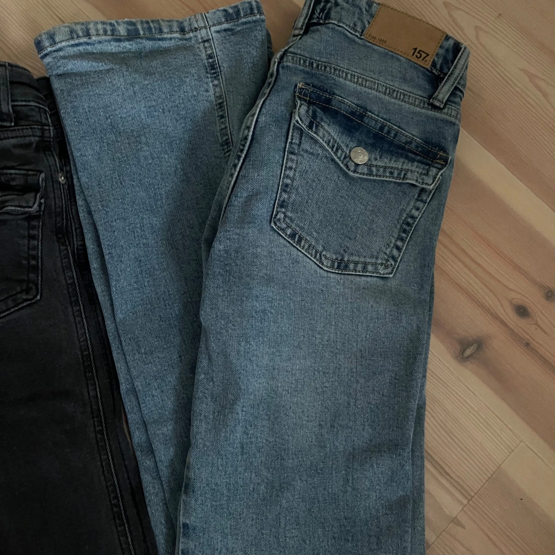 lågmidjade jeans - 92