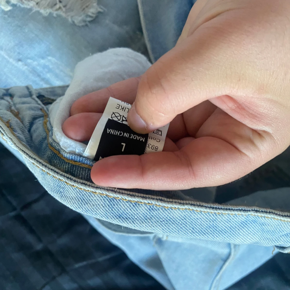 Jeans med tryck  - 91