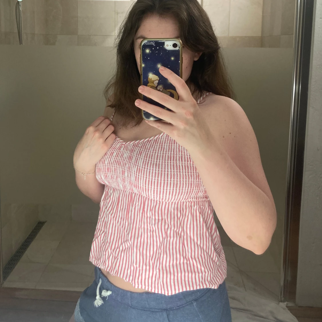 Randigt linne från Hollister, S - 90