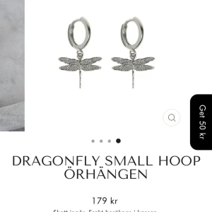 Örhängen  - Säljer dessa jätte trendiga trollslända örhängena från Timi of Sweden, slutsålda på deras hemsida. Säljer pga kommer inte till användning