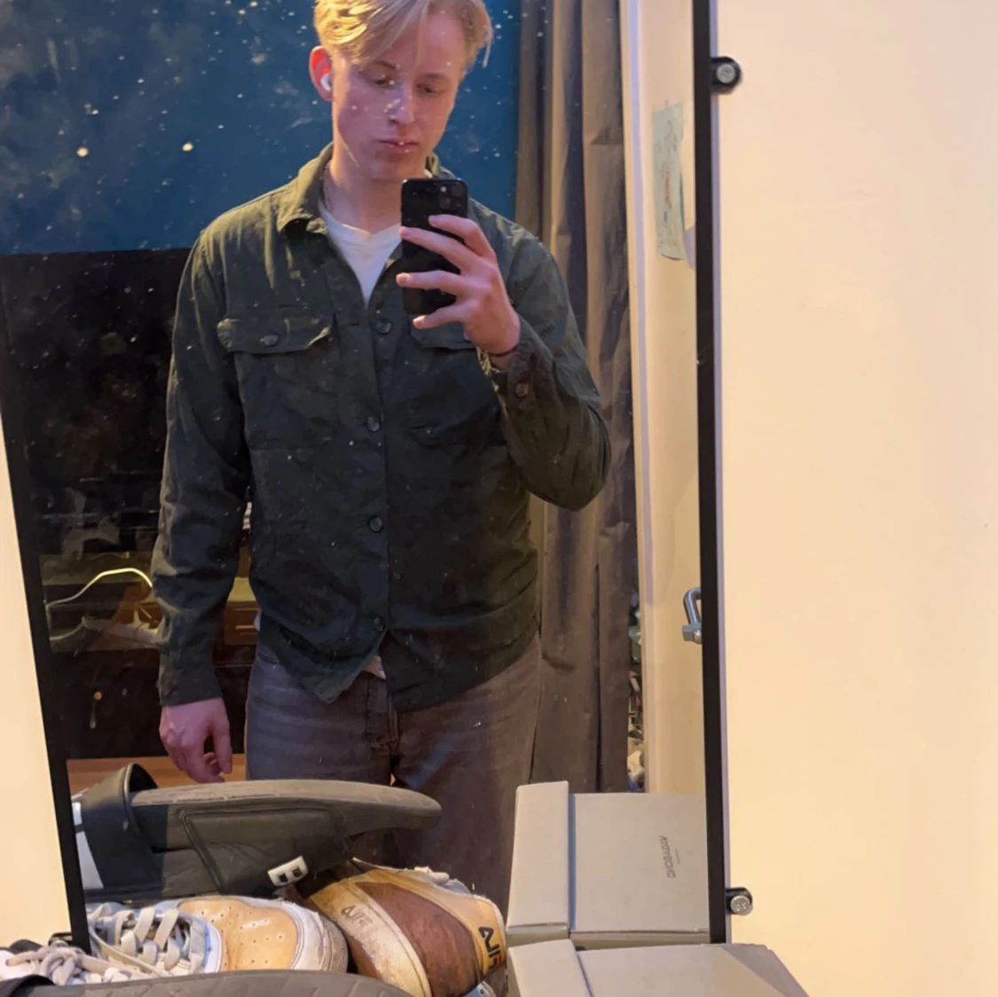 Grön overshirt - 91