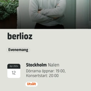 Berlioz jazz nalen - Köpte biljett till berlioz, såg efter att det är 18 års gräns💩
